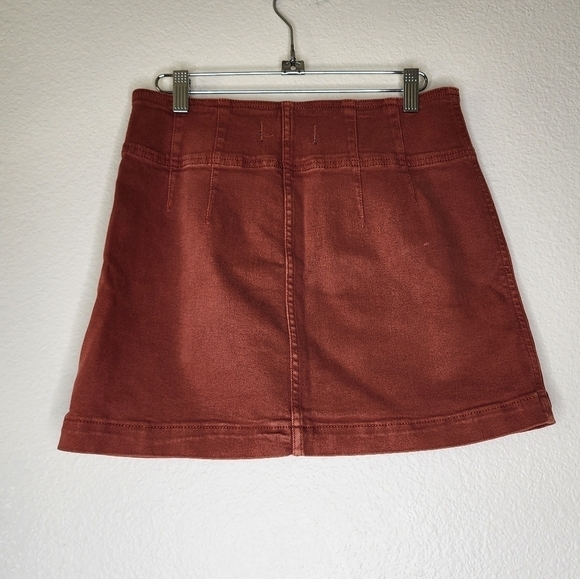 Free People We The Free Virgo Zip Mini Skirt 29 - Picture 3 of 5